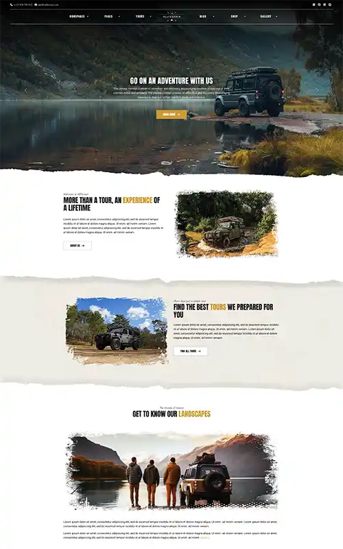 AllTerrain - Homepage 1